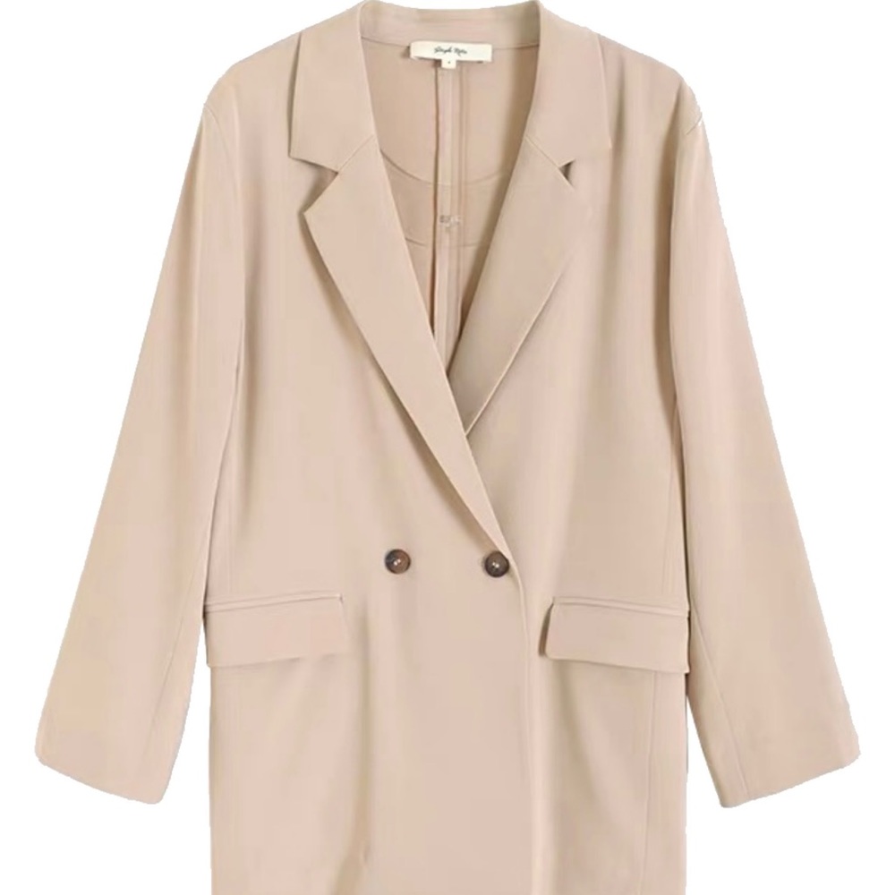 Simple Retro Lightweight Blazer - image 1
